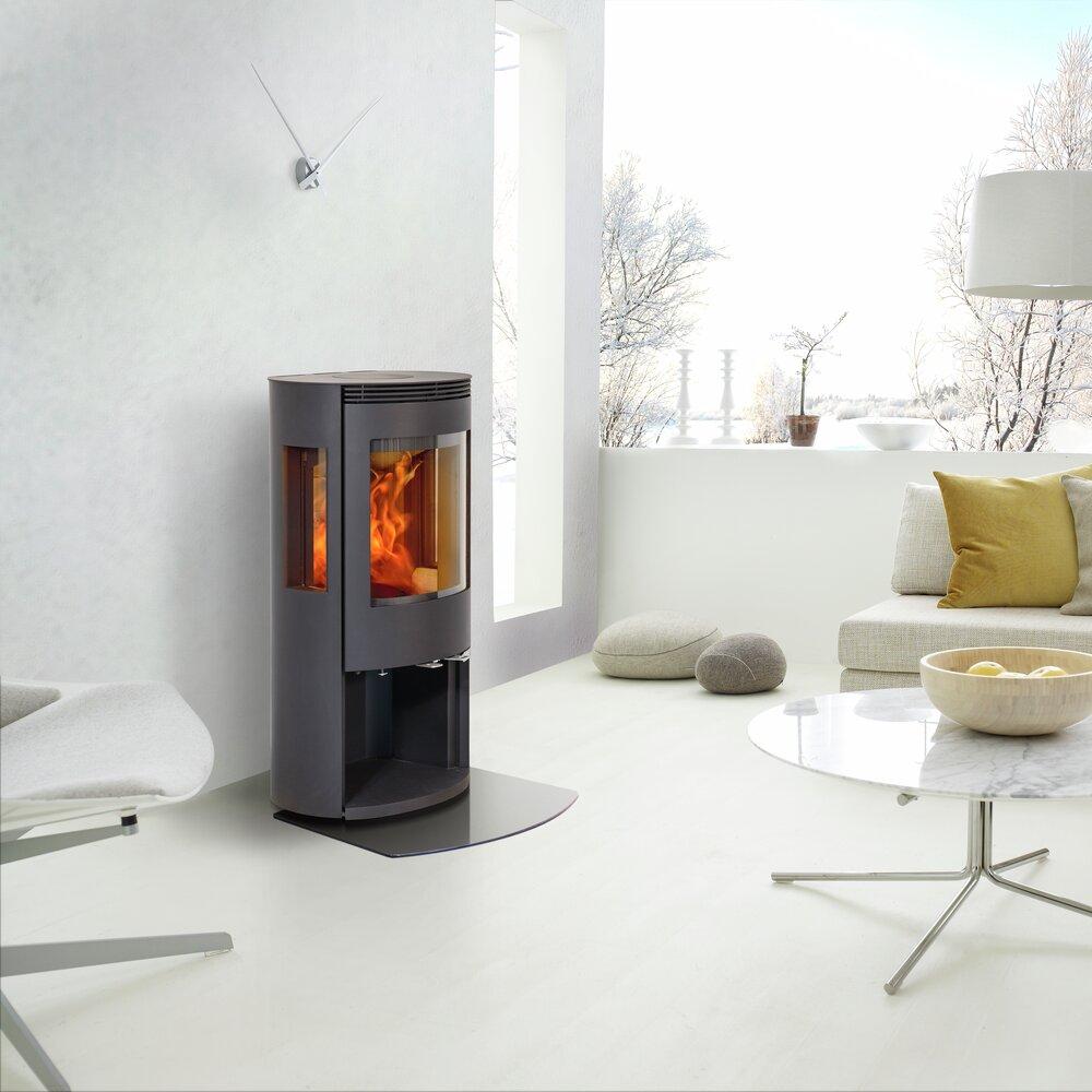 ILD 8 Eco Wood Burning Stove by Jøtul Group, living room setting