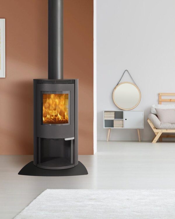 ILD 7 Eco Wood Burning Stove by Jøtul Group, living room setting