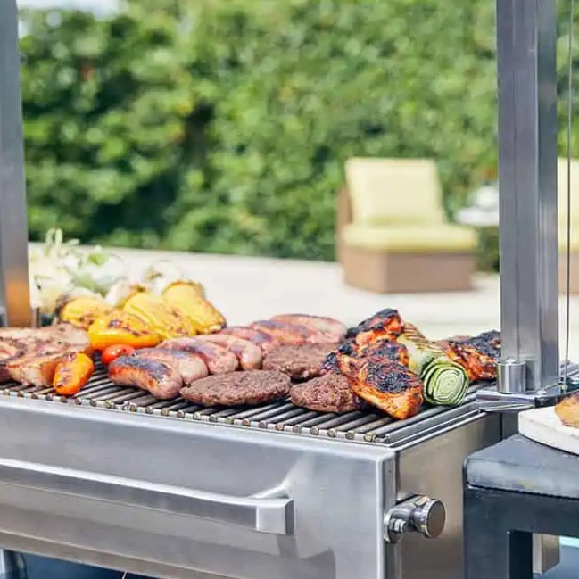 Everhot Grill Food On