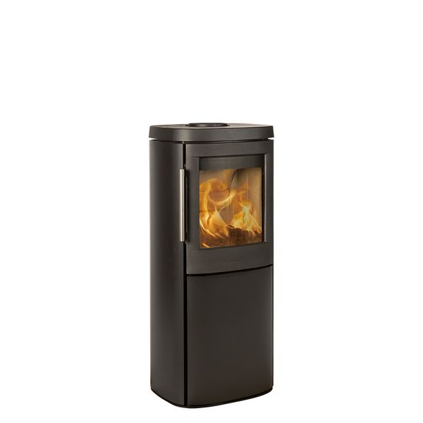 HWAM 4540 wood burning stove Classic door black steel finish
