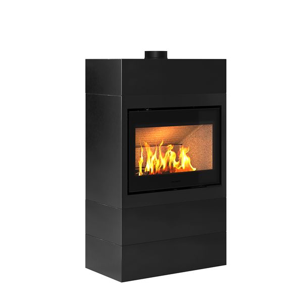 HWAM 5580 wood burning stove classic black finish Danish design