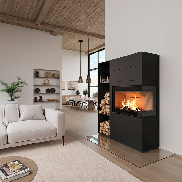 HWAM 5670 wood burning stove Danish design
