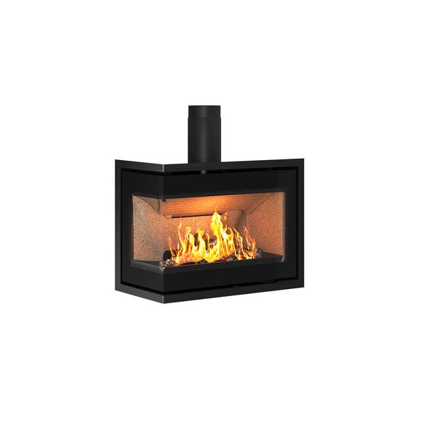HWAM I 40/56 modern insert fireplace wood burning stove
