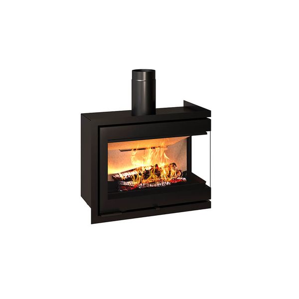 HWAM I 40/56 modern insert fireplace wood burning stove