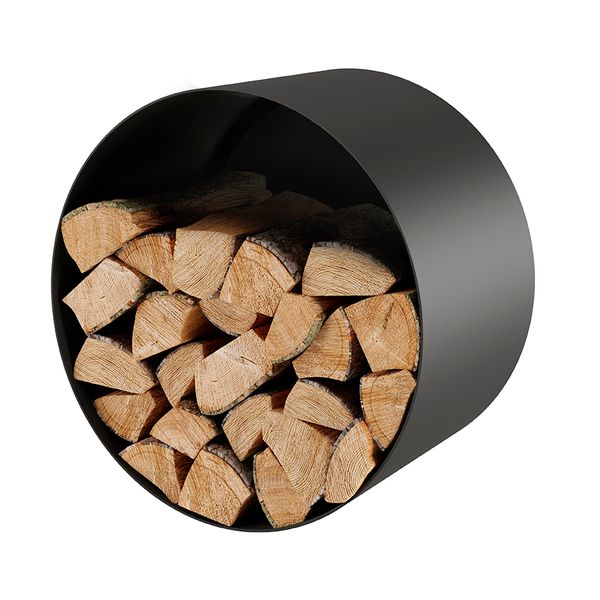 HWAM Wall-Mounted Wood Storage (Round)