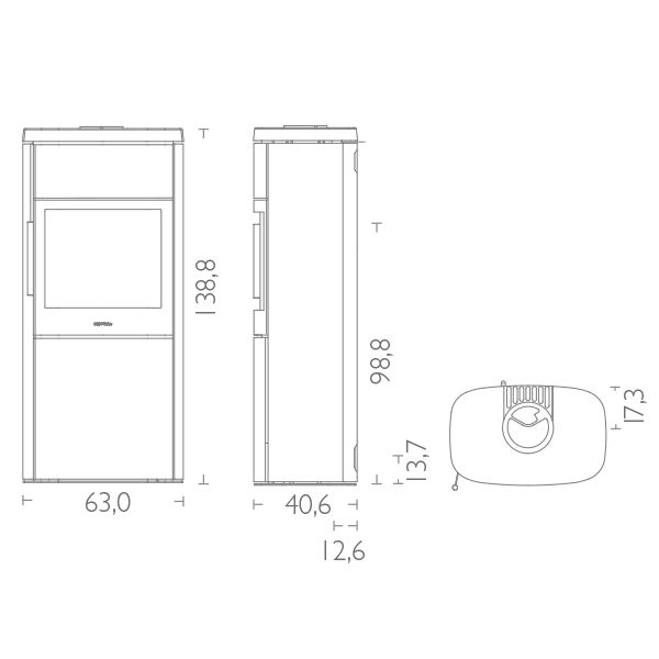 HWAM 4660 Wood Burning Stove - Image 11