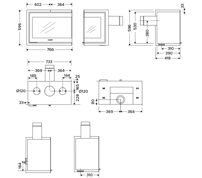 HWAM I 40/56 Fireplace Insert - Image 5
